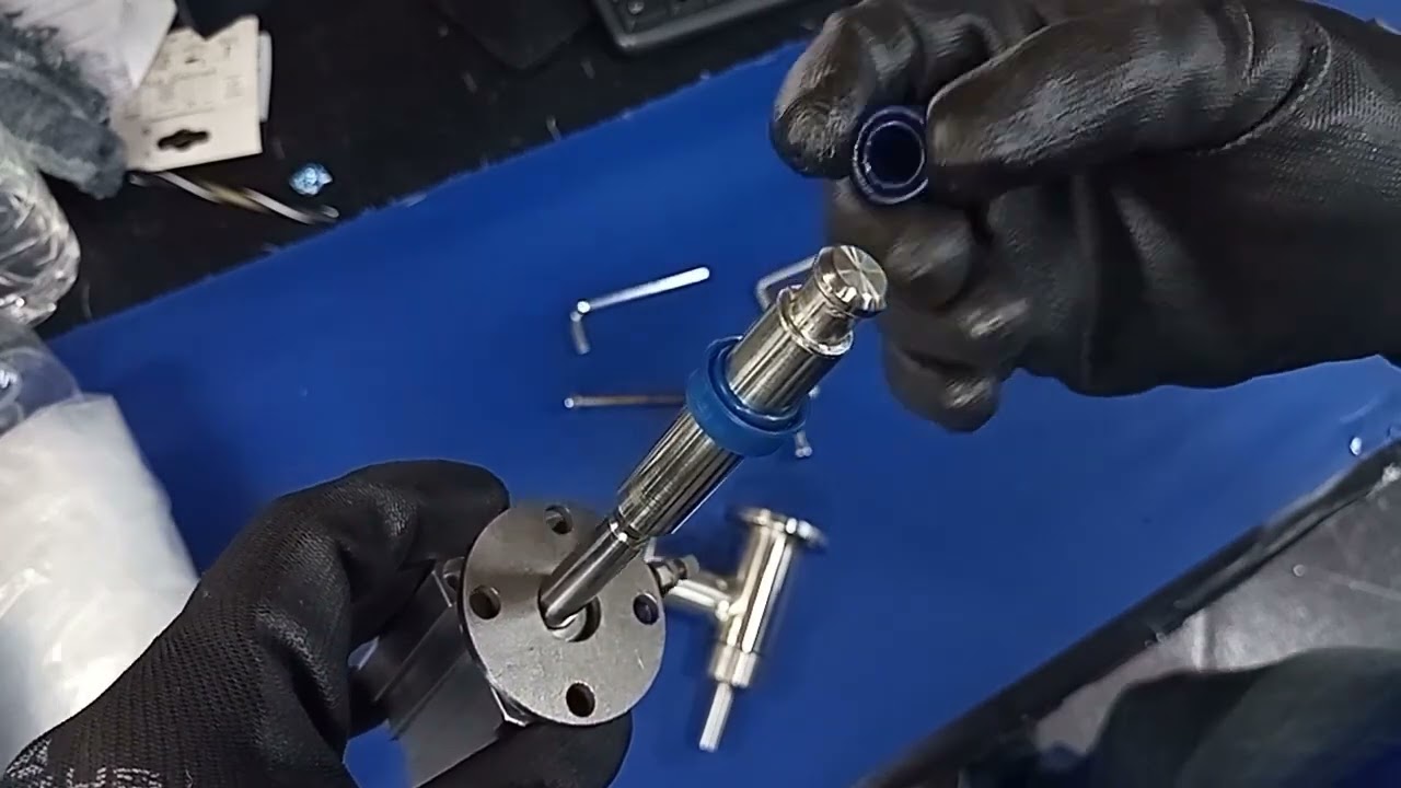 Manutenção - Troca do Reparo da Envasadora Pneumática Registron