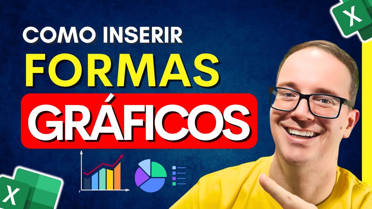 Como inserir Formas nos Gr&aacute;ficos no Excel