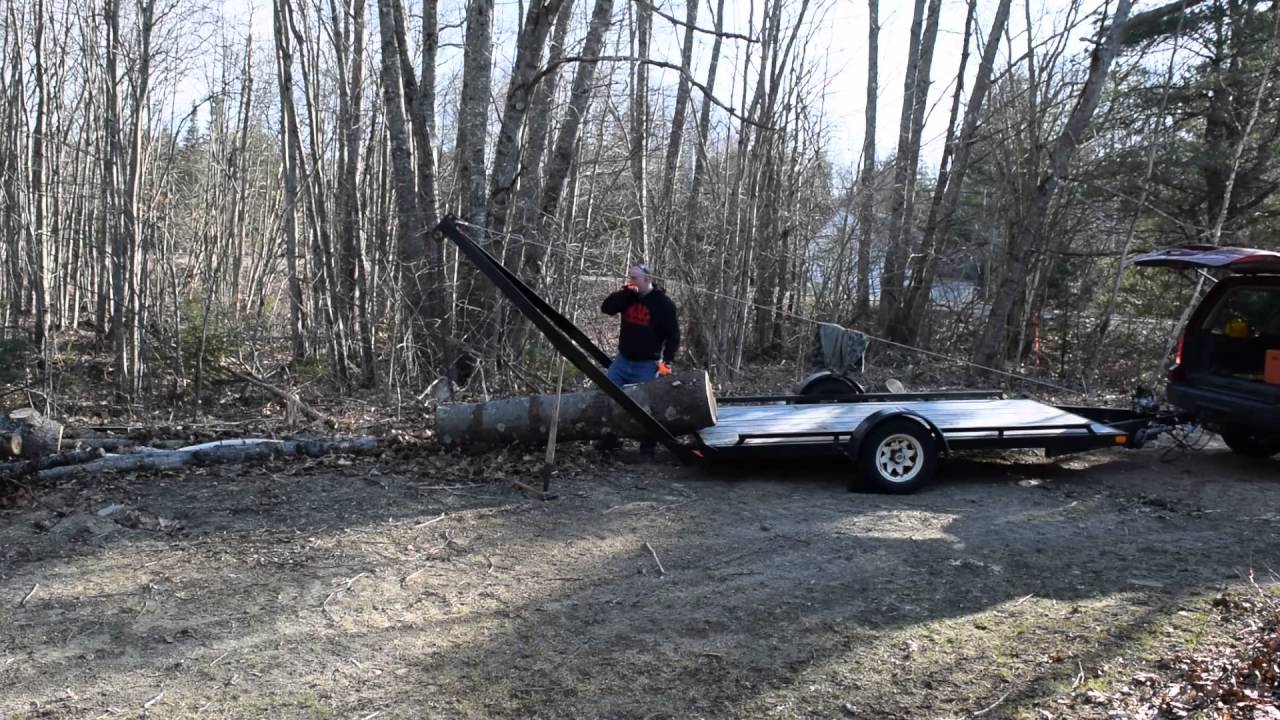 Log trailer build 01