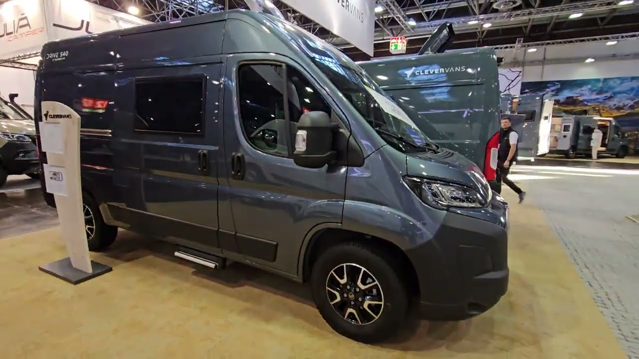 TINY CAMPERVAN with TOILET, SHOWER. Clever Vans Drive 540 camper review