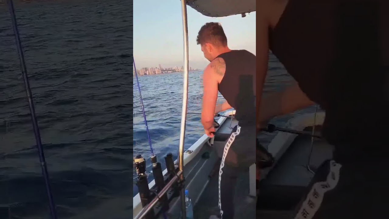 صيد البلميدا على الجيغ ٨٠ غرام مع الكابتن ريمون #fishing #بحر #تعلّم_فنون_الصيد_البحري #صيد