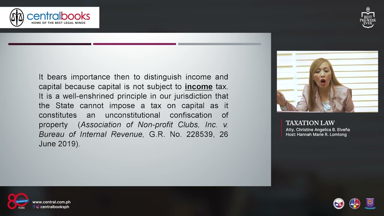 Taxation Law | The Final Review with Atty. Christine Angelica B. Elve&ntilde;a ▶️⚖️