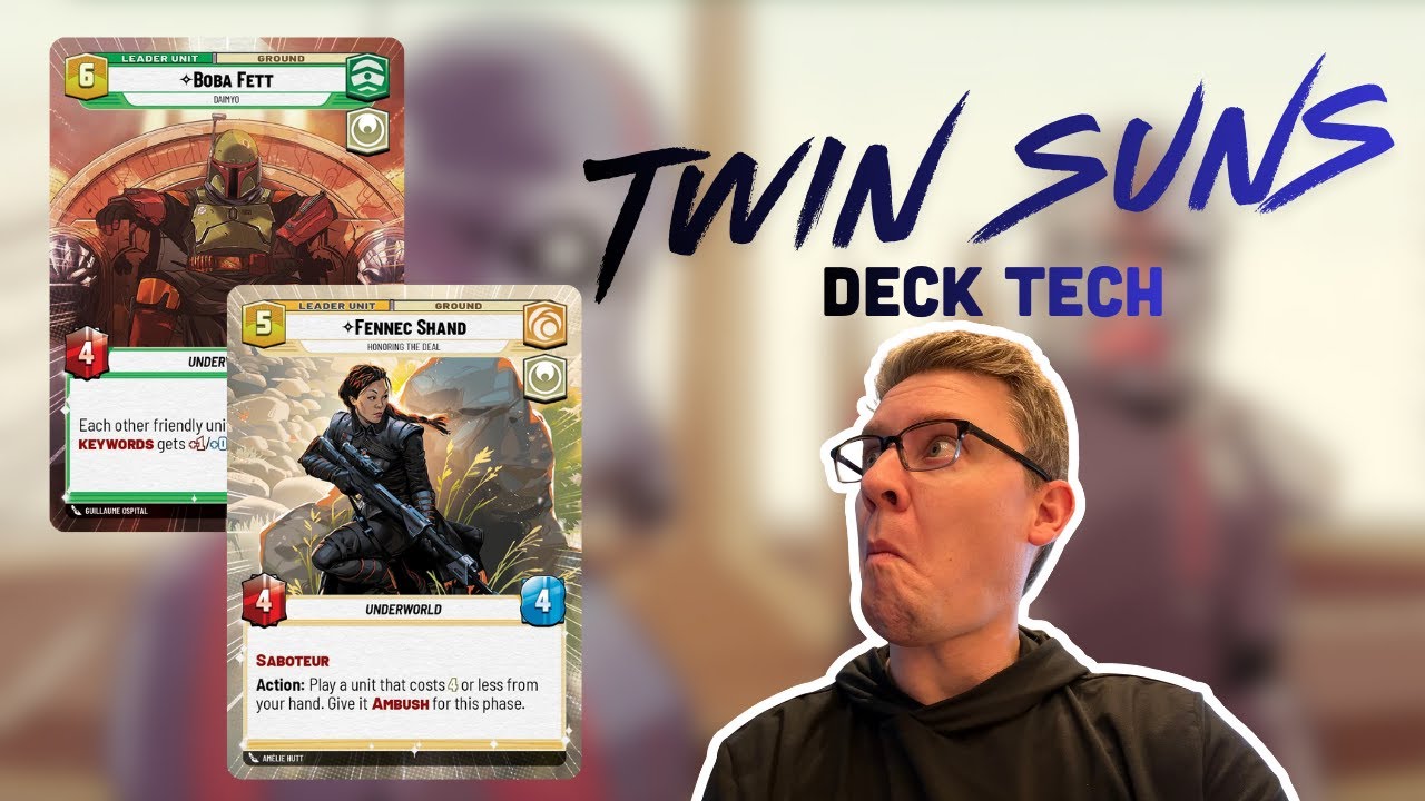 🌅 🌅 Быстро теряйте друзей в следующей игре Twin Suns! (Обзор колоды Star Wars Unlimited)
