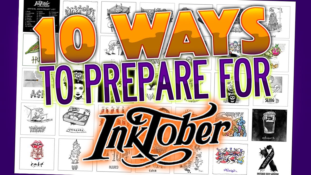 10 способов подготовиться к Inktober! | #reboot