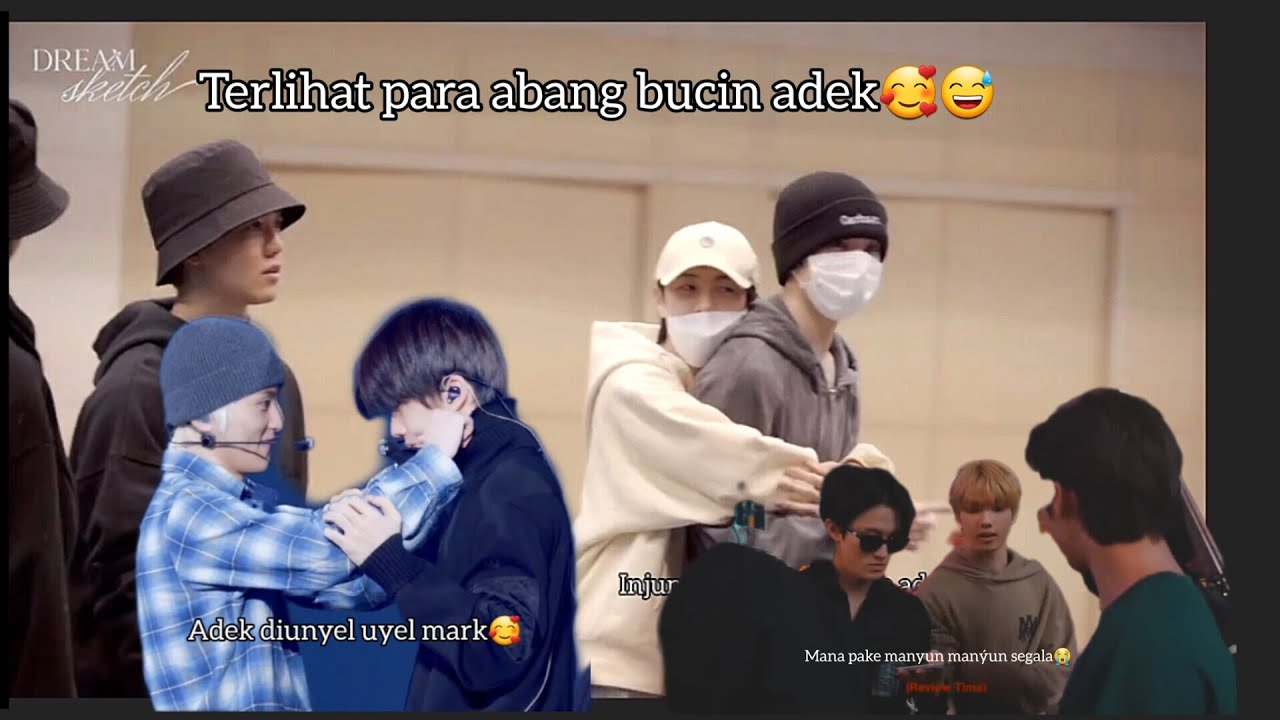 Terlihat para abang bucin adek🥰😅 #jisung #nctdream