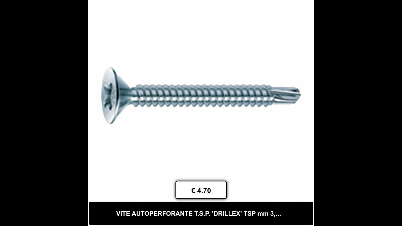VITE AUTOPERFORANTE T.S.P. 'DRILLEX' TSP mm 3,9 x 19