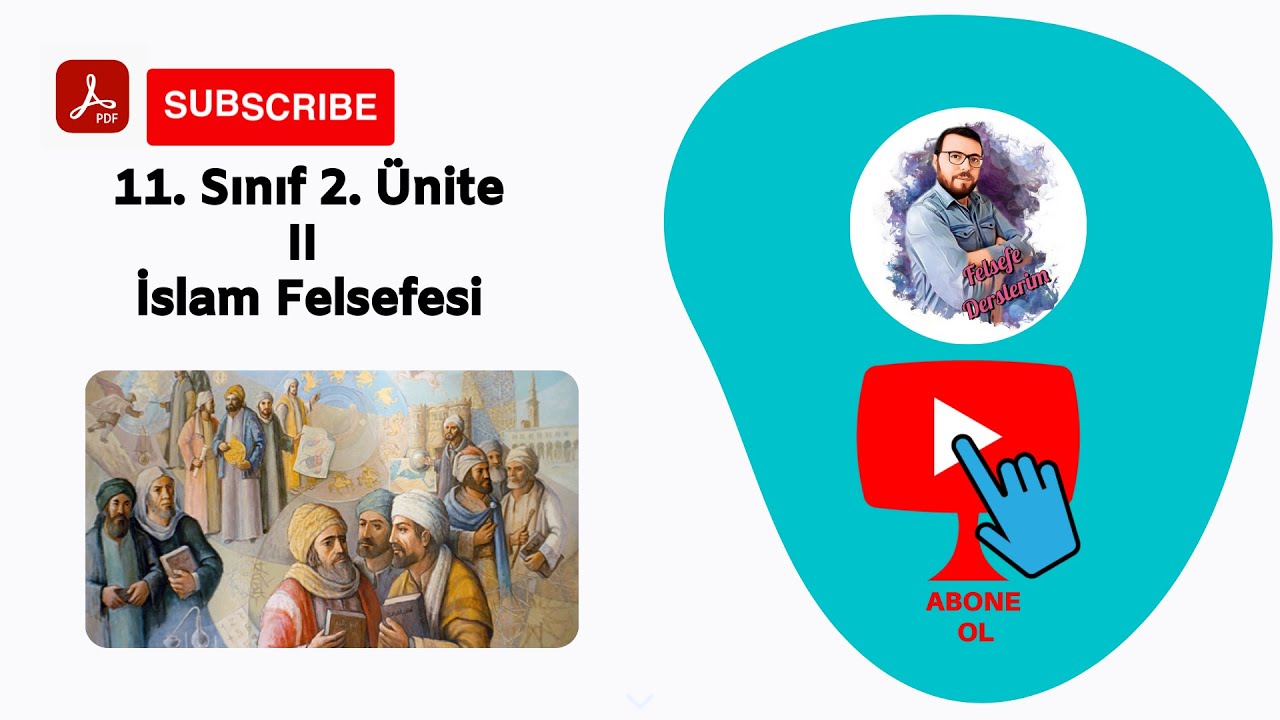 11. Sınıf Felsefe 2. Ünite - MS 2 YY / MS 15. YY (#ortaçağ )Felsefesi 2 (#islamfelsefesi )