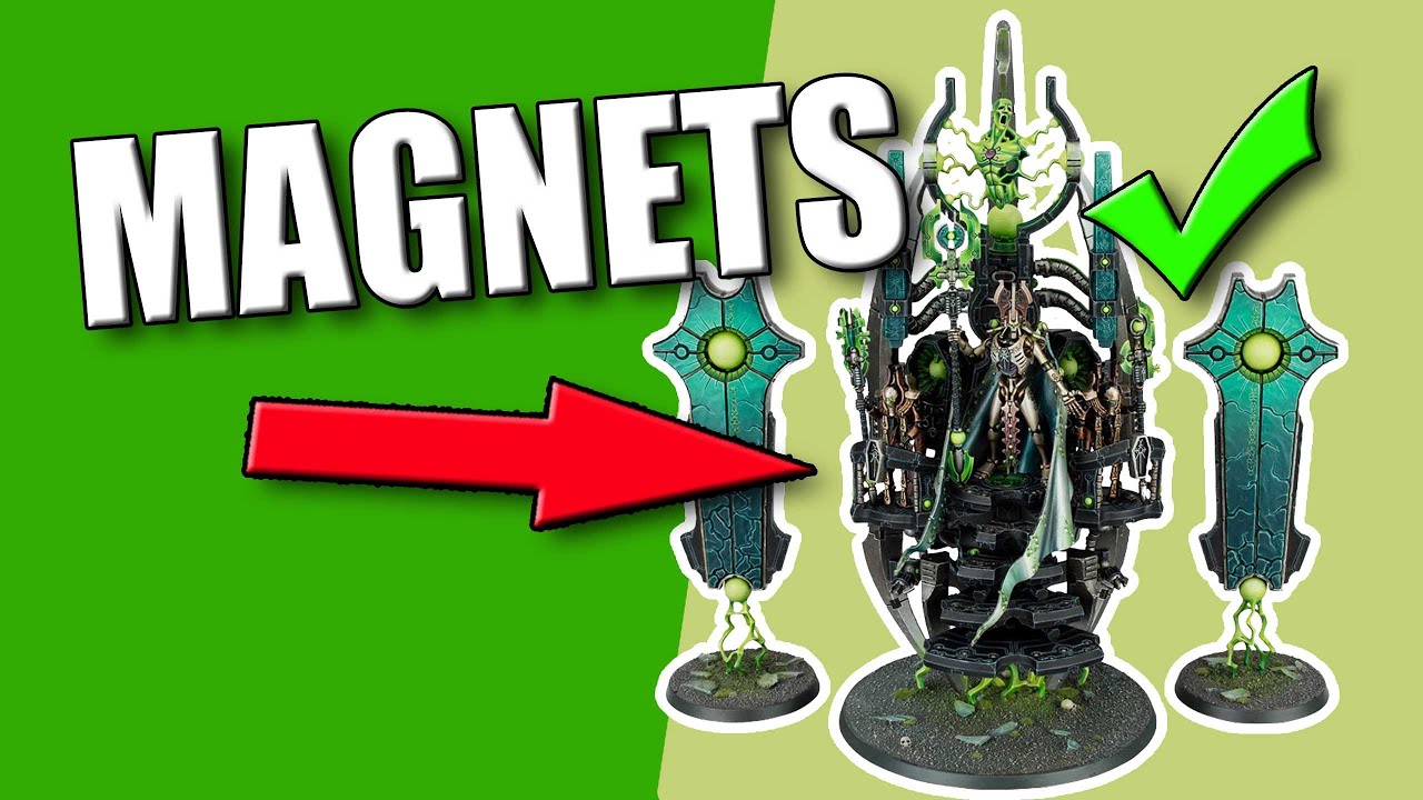 How to Magnetise - Necron Silent King Model