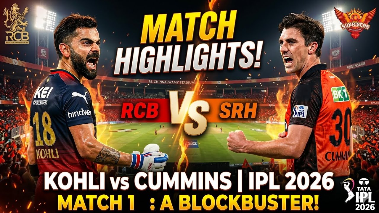 RCB vs SRH 🔥I 1st Match of IPL 2026 I Cricket 26 #ipl2026 #rcbvssrh #iplhighlights