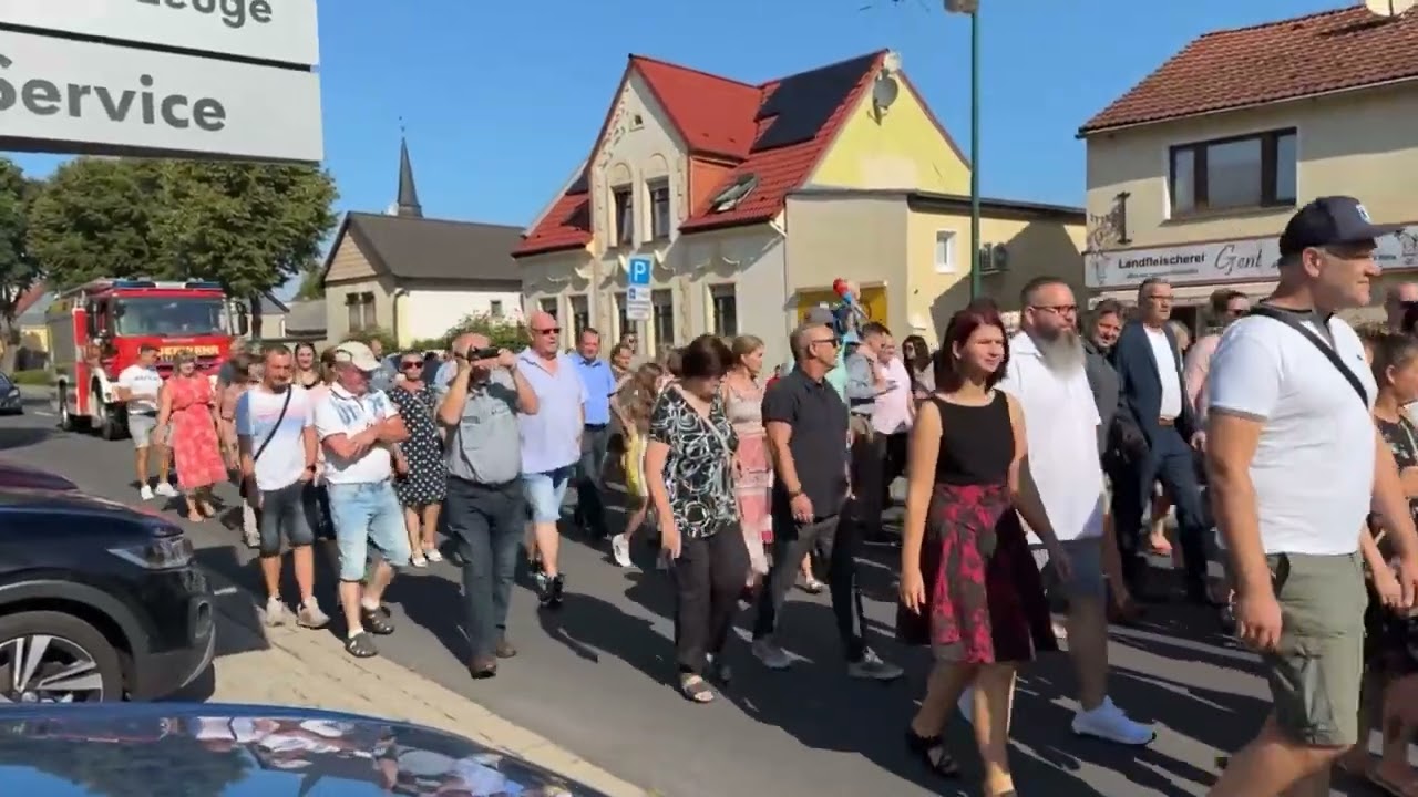 03.08.2024 Hohendodeleben. Der Umzug der Einschüler