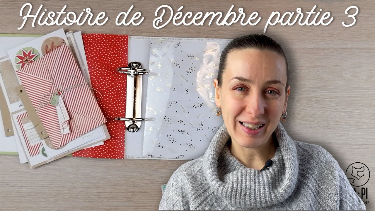 SCRAPBOOKING Atelier en ligne Histoires de décembre - étape 3