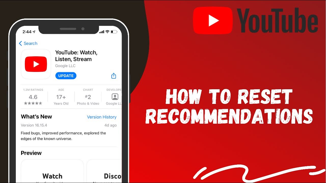 How to Reset YouTube Recommendations 2021
