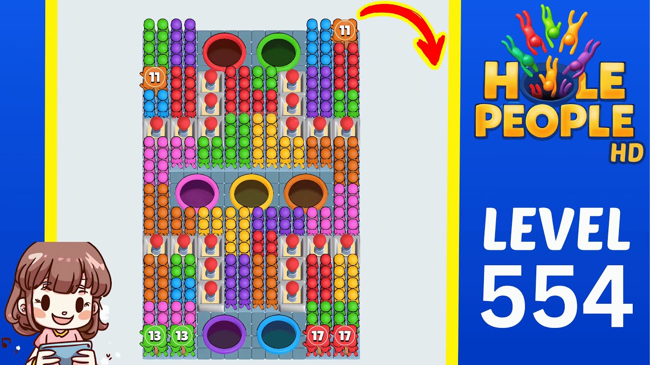 Hole People Level 554 Solution Walkthrough