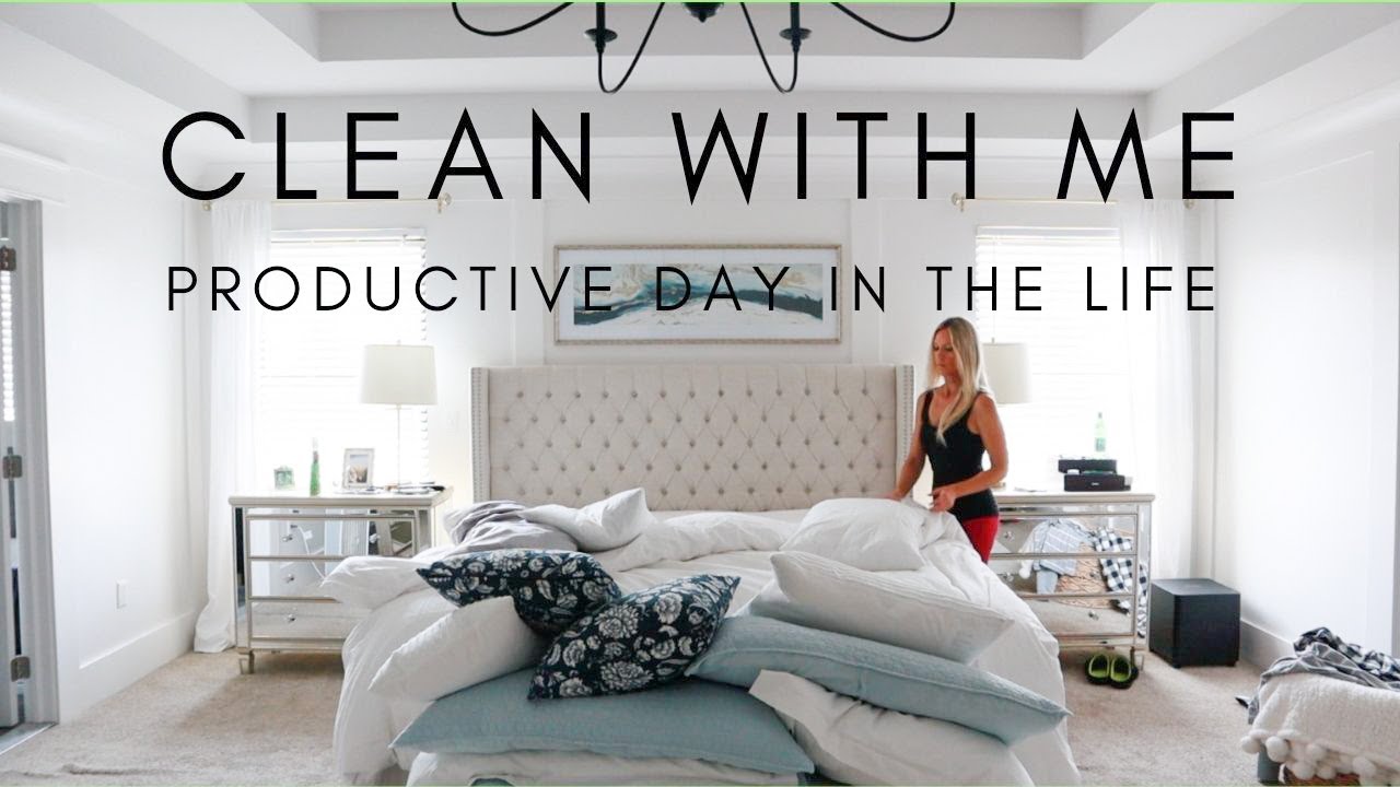 CLEAN WITH ME | PRODUCTIVE DAY IN THE LIFE | CLEANING MOTIVATION