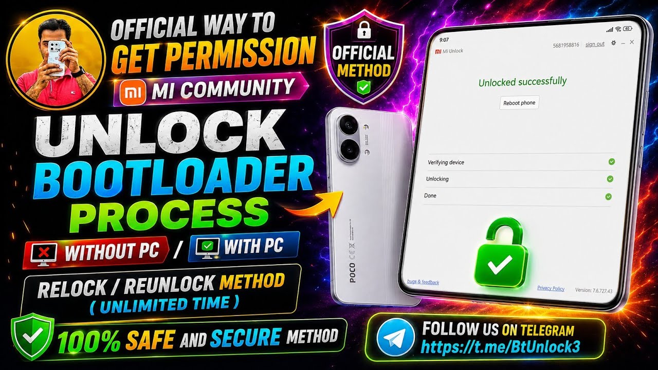 Official Way to Get Mi Community Permission and Unlock Bootloader | Detailed Guide for Xiaomi Unlock