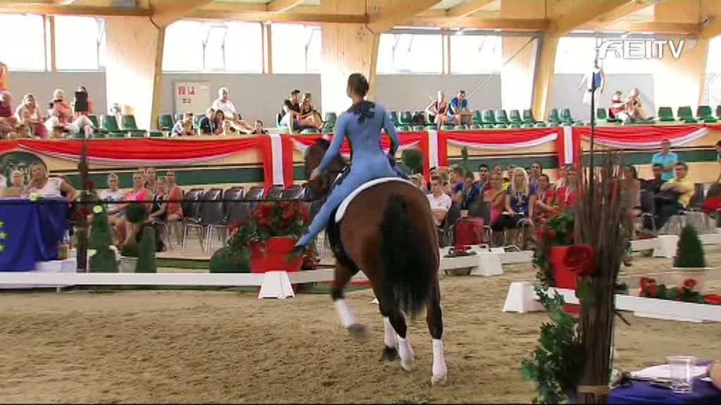 FEI European Vaulting Championships 2013 - Female Senior Compulsory 1st Place - Rikke Laumann