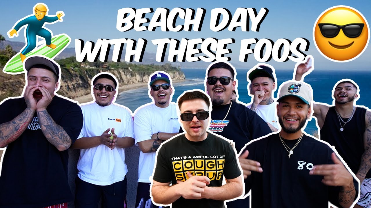 FOOS BEACH DAY IN MALIBU !!
