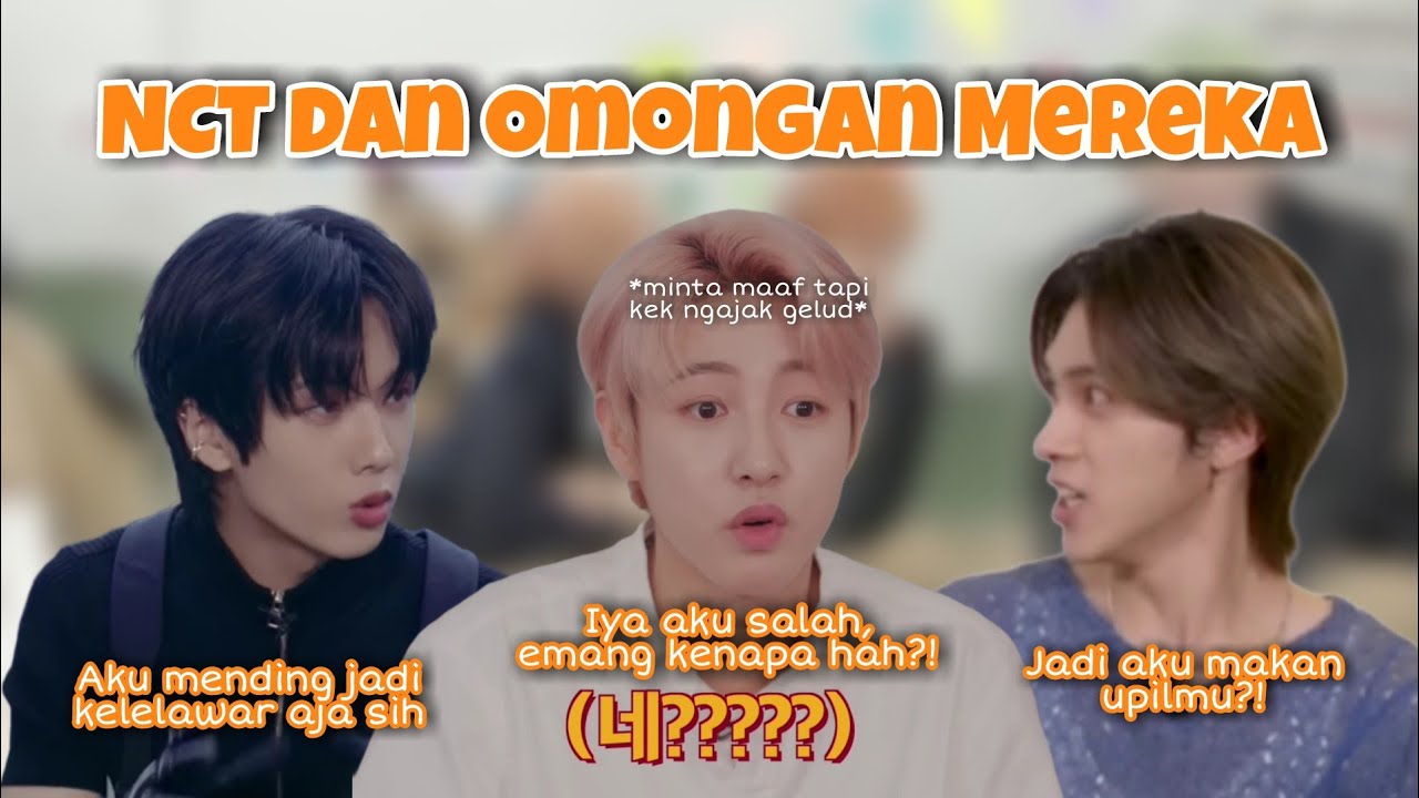 Omongan NCT yang kayak fake sub tapi ini asli