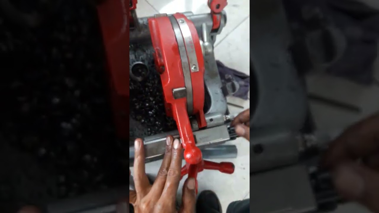 cara menggunakan mesin senai drate pipa dengan mudah