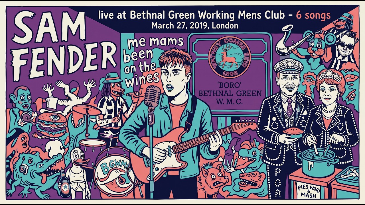 Sam Fender live London 2019 @ Bethnal Green Workimng Mens Club