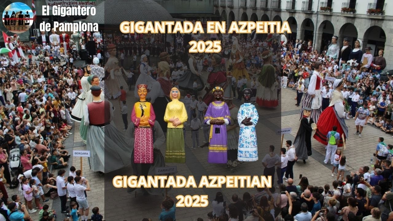 Así se vivió la Gigantada de Azpeitia 2025 🎉👣