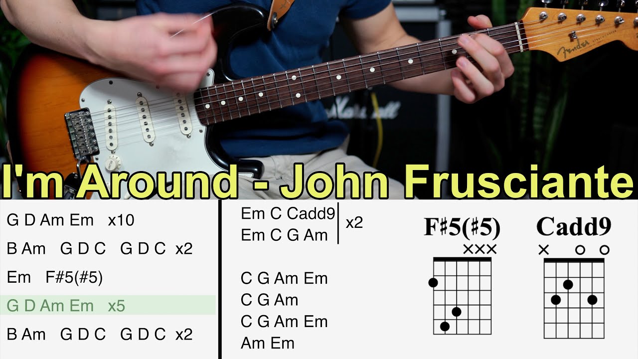 I'm Around - John Frusciante (Lesson)