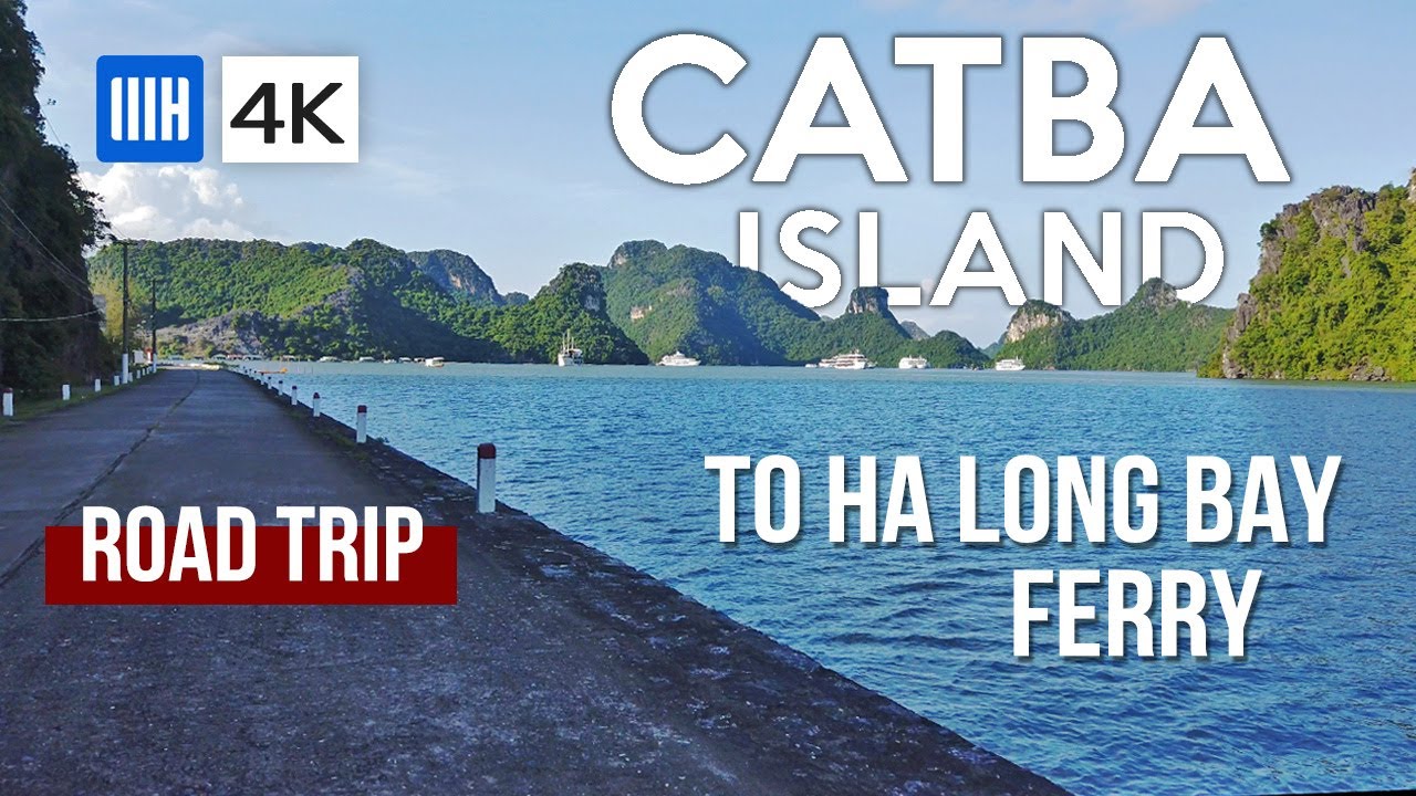 [4K] Vietnam Scenic Motorbike Ride - Across Cát Bà 