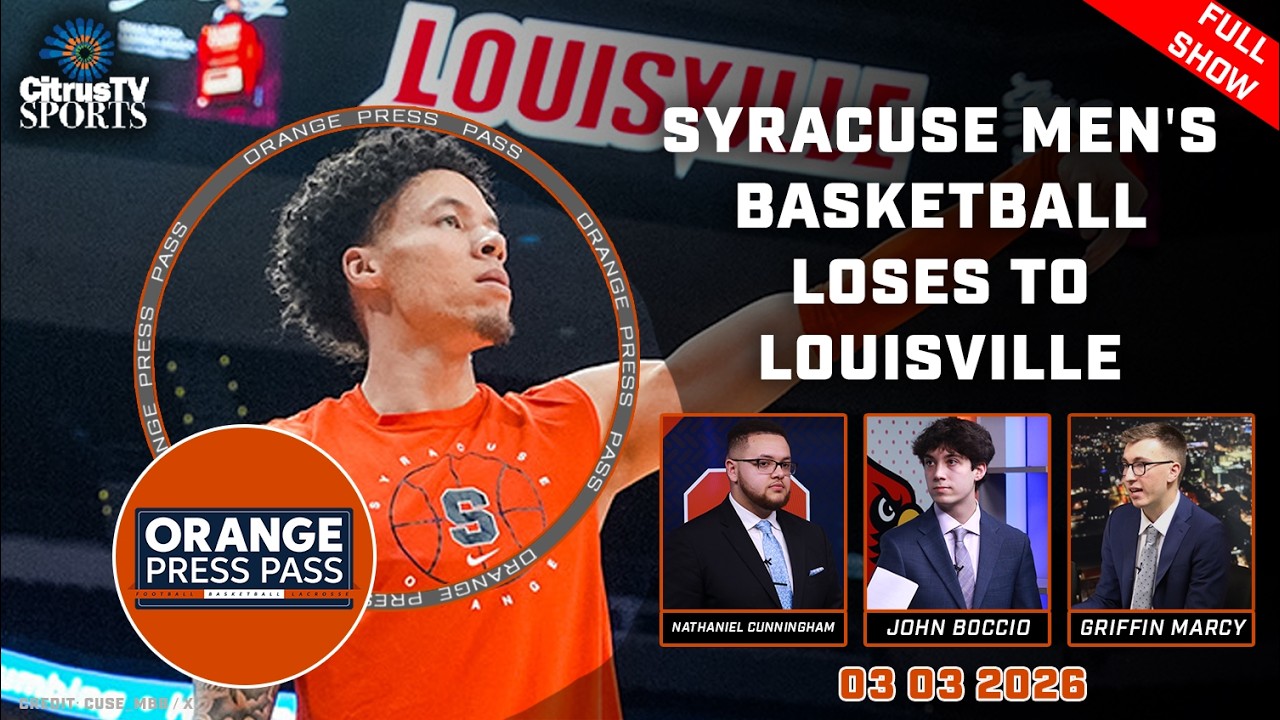 Louisville CRUSHES Syracuse Men's Basketball 77-62 | Orange Press Pass Postgame | March 3rd, 2026