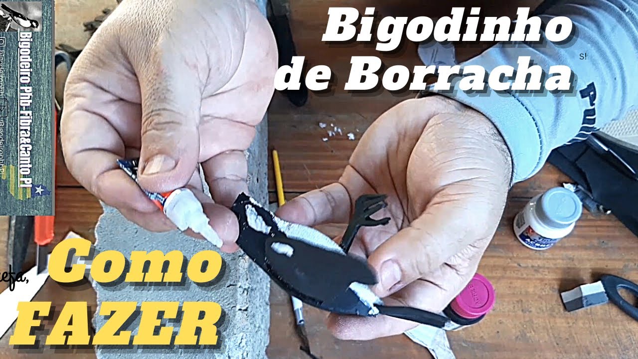 ⚠️BIGODINHO DE BORRACHA | PRA TREINAMENTO | COMO FAZER O BONECO DE BIGODINHO