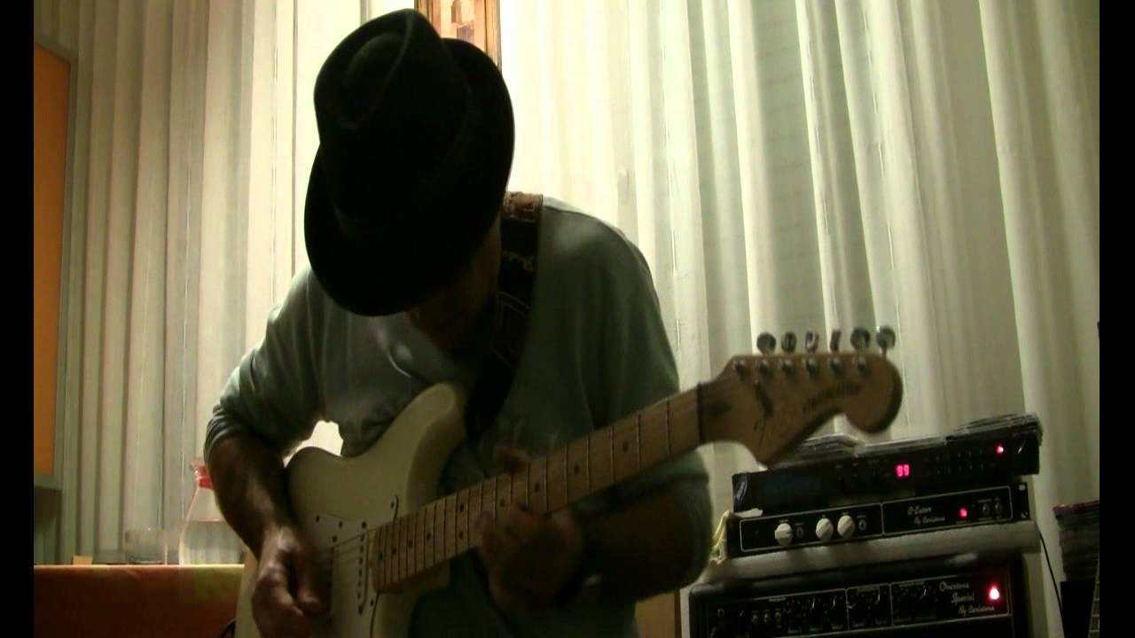 Sleep Walk Cover - Fender Strato American Standard 82 vs Gibson Les Paul 57 Gold Top V.O.S..avi