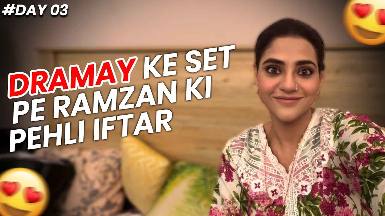 Drame Ke Set Pe Ramzan Ki Pehli Iftar | Namra Shahid