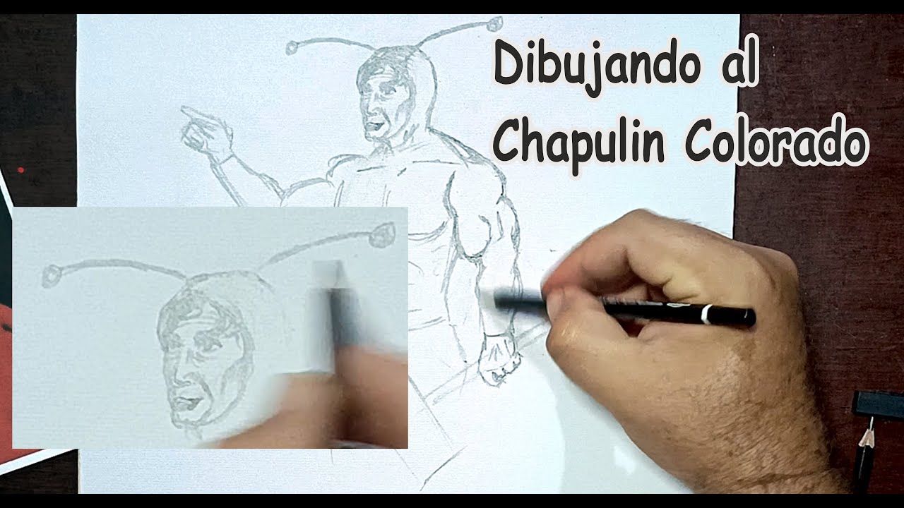 dibujando al chapulin colorado sin querer queriendo