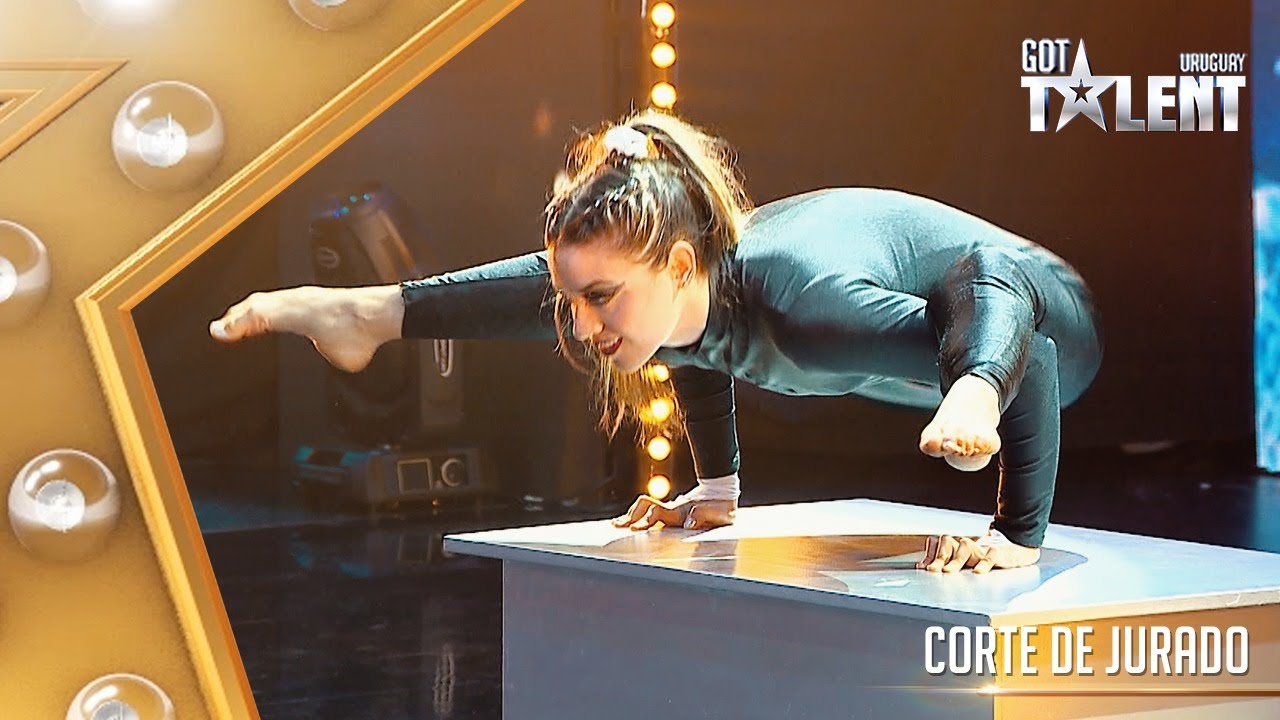 LUCÍA deslumbró con su rutina de contorsionismo | Got Talent Uruguay