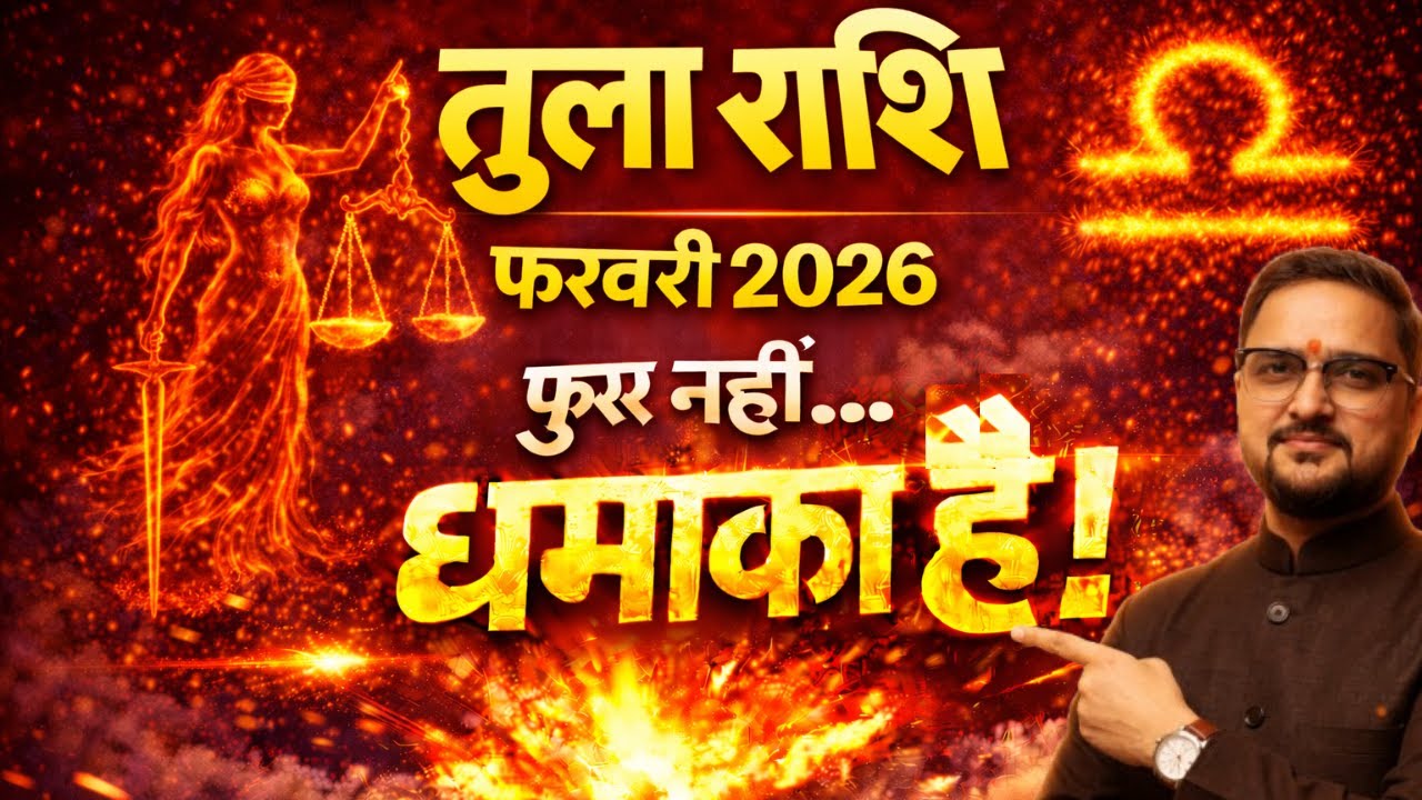 Tula Rashi Feb 2026 | फुर्र नहीं… धमाका है | Career, Paisa, Relationship, Health | तुला राशि