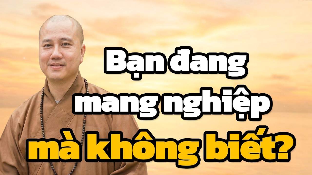 Nghiệp nặng cỡ nào vẫn có cách hóa giải   Thầy Thích Pháp Hòa