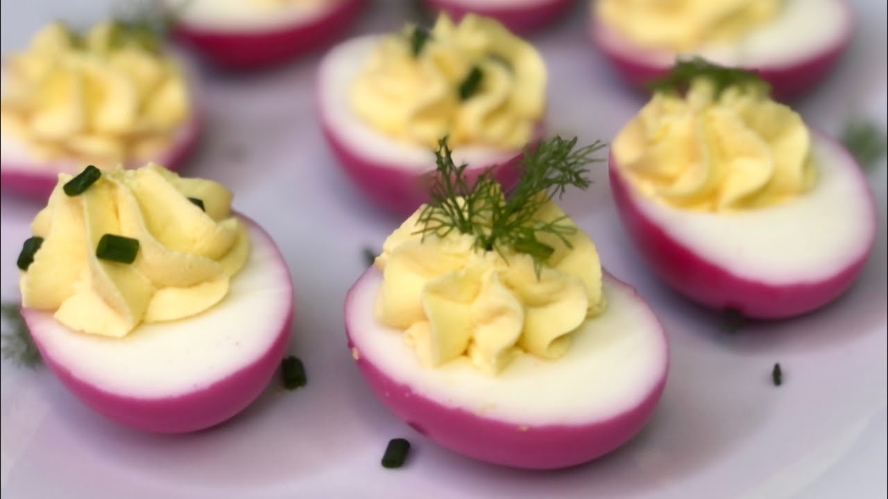 ПАСХАЛЬНАЯ ЗАКУСКА 🐣 Яйца вкрутую, цветные и фаршированные - СУПЕР УМНЫЙ ПРОСТОЙ РЕЦЕПТ !