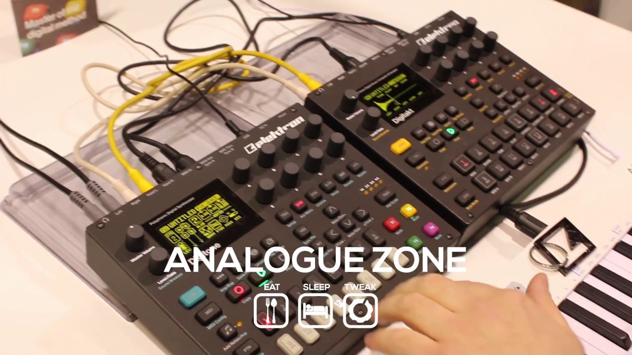 NAMM 2018 !!Awesome!! Elektron Digitone Audio Demo by Cenk Sayinli (no talk)