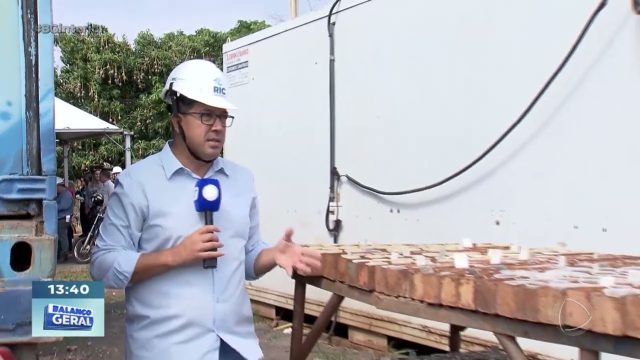 Poço profundo em Marília: teste de vasão retirada do aquífero guarani
