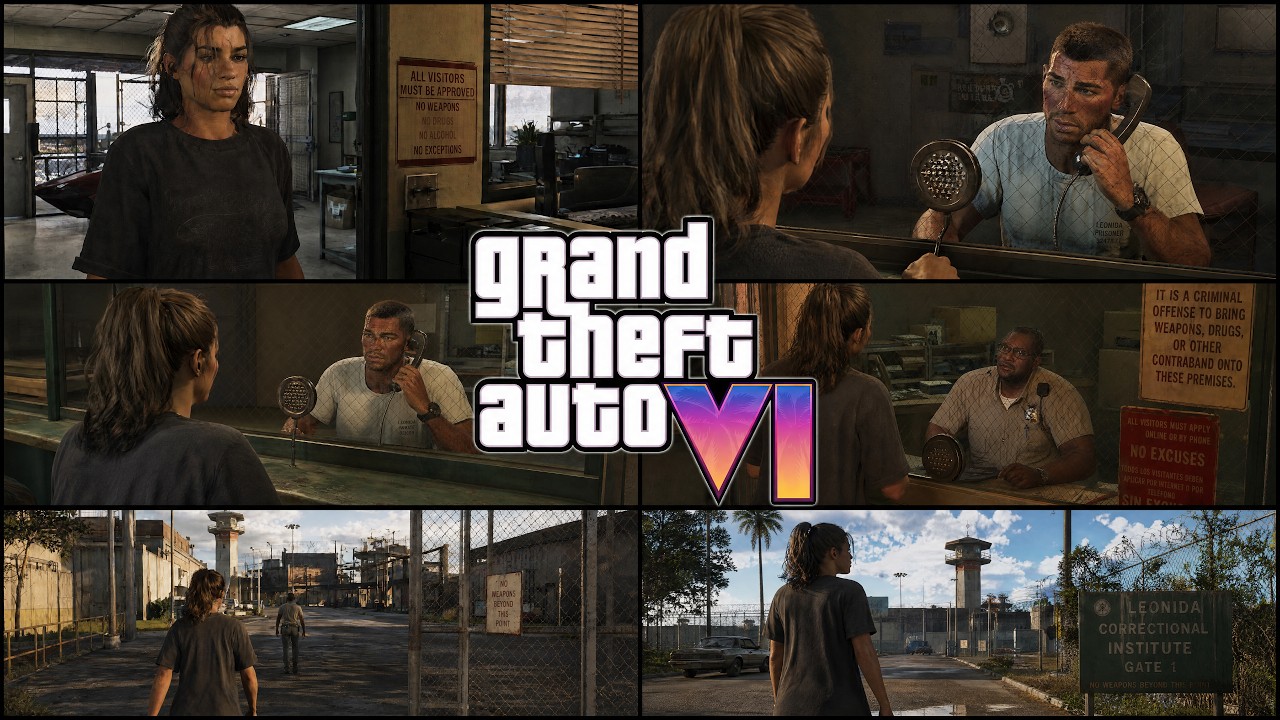 Grand Theft Auto VI: Gameplay Trailer &ndash; Lucia Visits Jason in Prison (Concept)