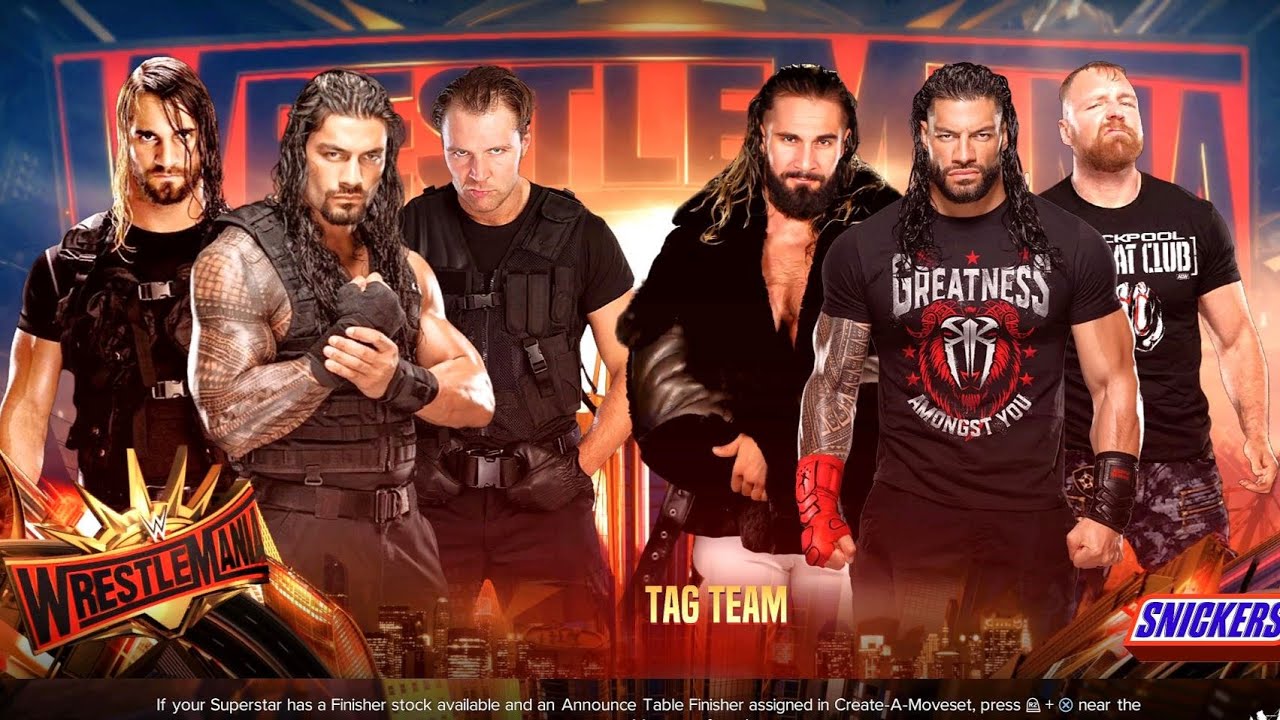 The Shield: THEN vs NOW | 3v3 Tag Team Elimination Match | WWE 2K24