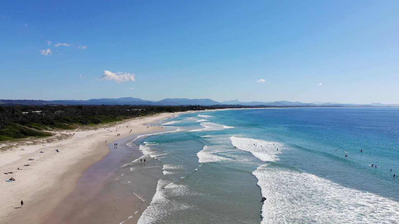 Byron Bay 4k drone footage