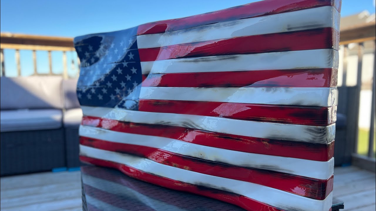 Wavy American Flag Build