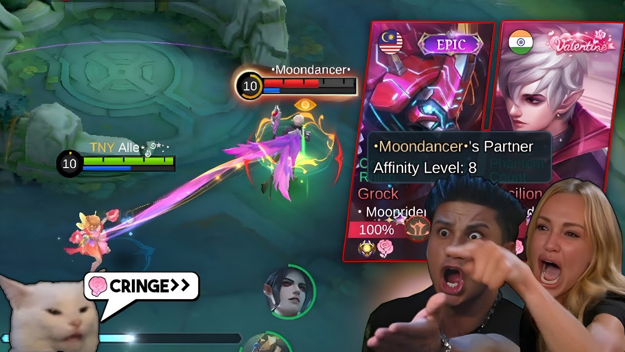 RAGE BAITING COUPLE IN RANK! 💔(solo carry with mvp…)