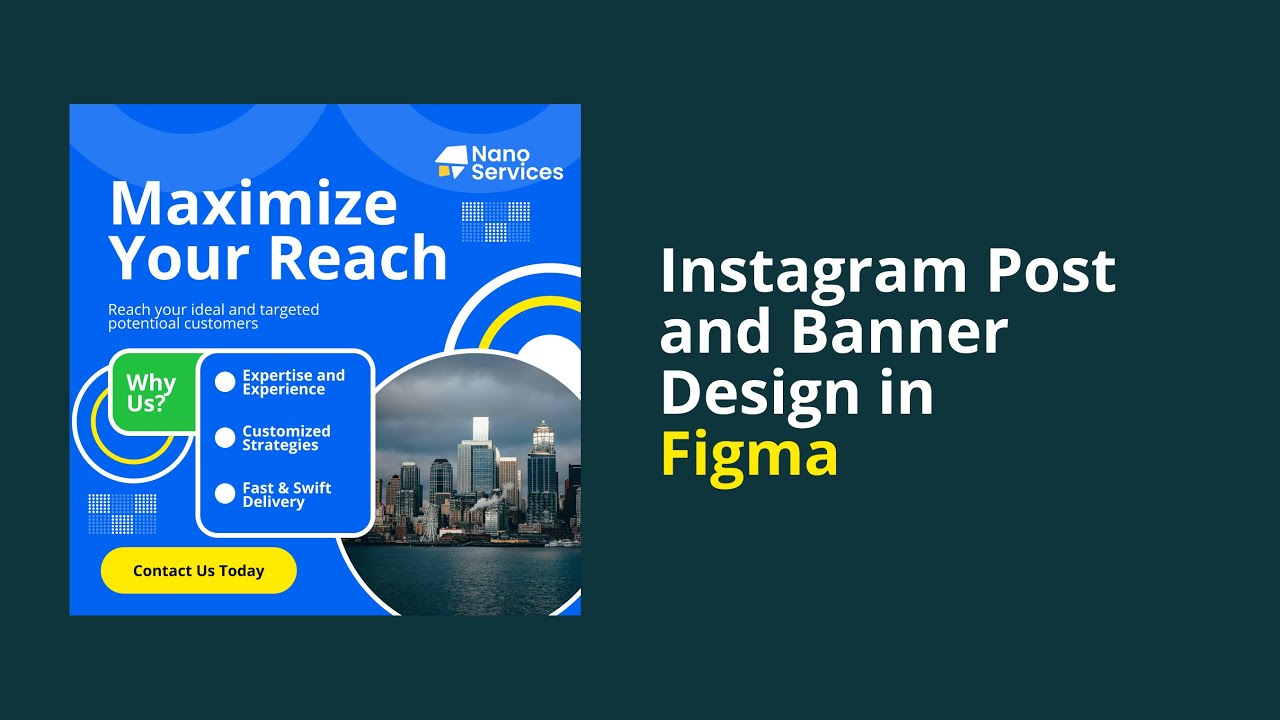 I Designed this Instagram Banner in Figma