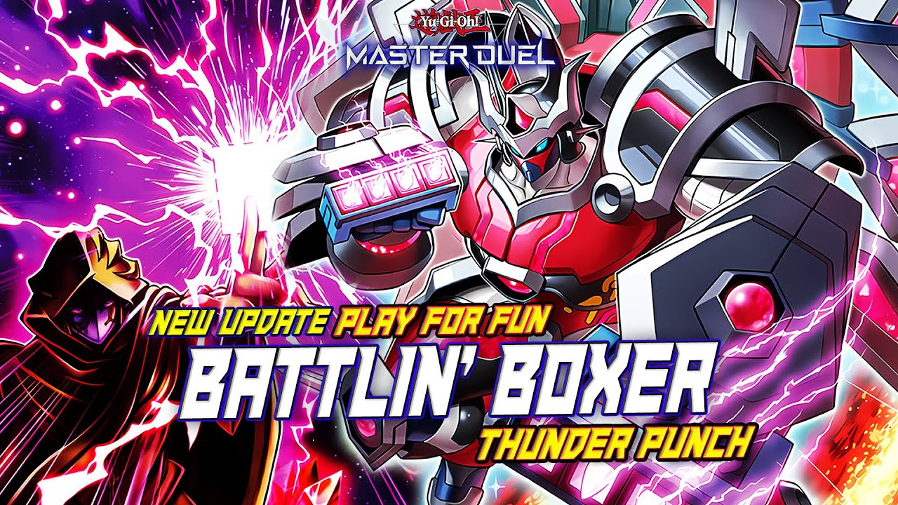 MASTER DUEL - PLAY FOR FUN! BATTLIN' BOXER 2025 DECK - I PLAY THIS DECK BECAUSE THE ART IS COOL