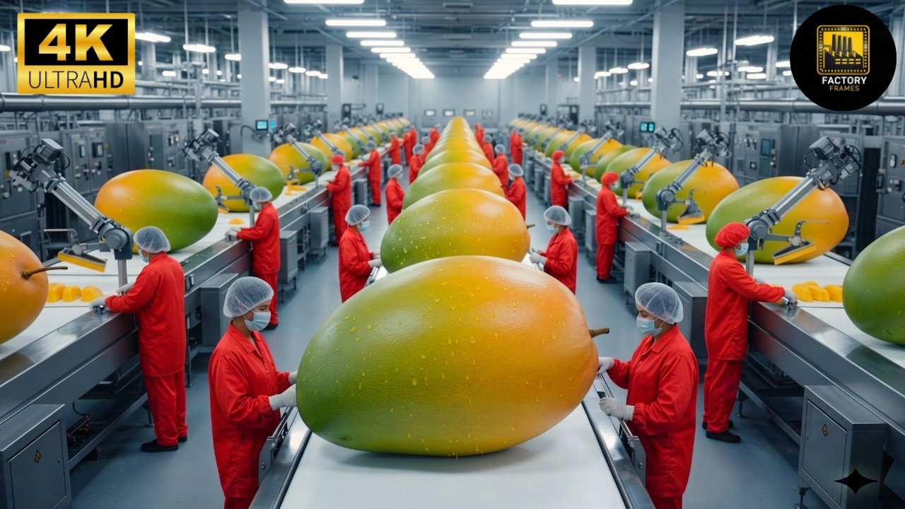 Inside a Modern Mango Factory: From Farm to Sweet Slices (Full Process)