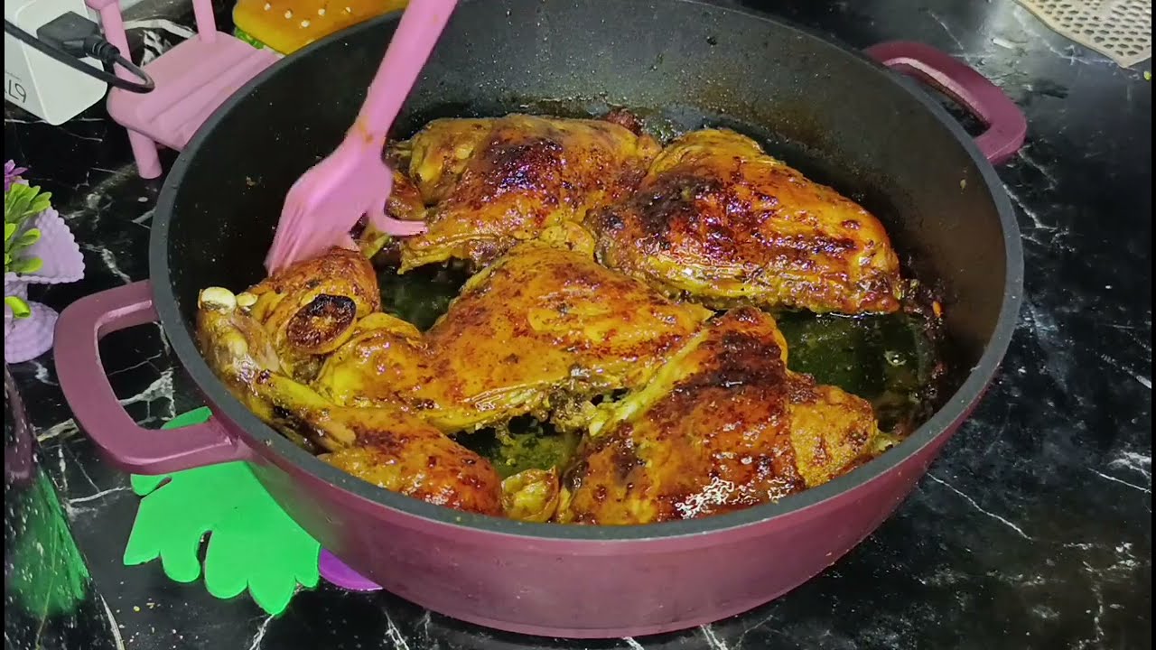 فراخ مشويه  بالتوم والليمون  ميكس خطير مع الزبده ❤️😍🫰
