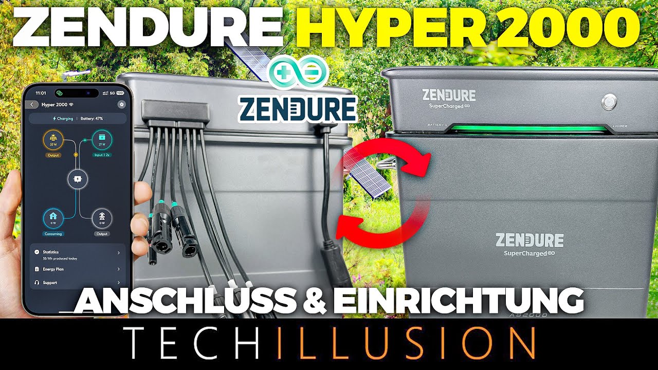 ⚡️🔋Zendure HYPER 2000: Aufbau, Anschluss & Einrichtung ✔︎ - Anleitung Balkonkraftwerk Tips & Tricks