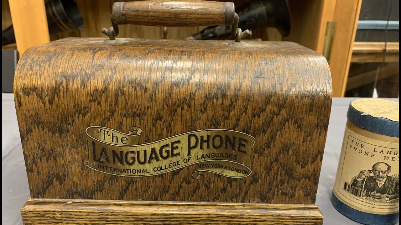 Language Phone Cylinder Phonograph Columbia Q