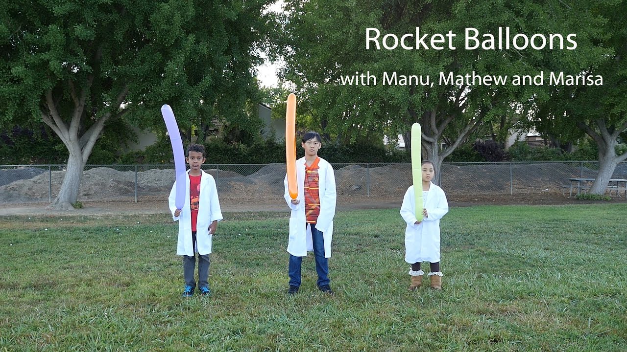 Science it with Manu - Rocket Balloons